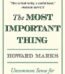 The Most Important Thing By Howard Marks USA