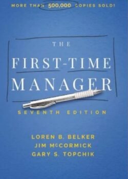 The First-Time Manager by Jim McCormick USA