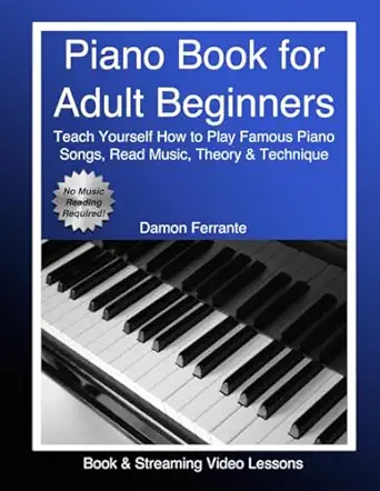 784 Piano Book edited Piano Book for Adult Beginners by Damon Ferrant - Image 1