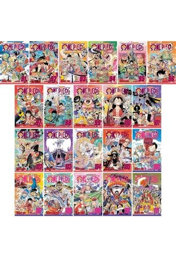 One Piece Manga Series Volumes 91–111 Complete Set (21 Books) by Eiichiro Oda USA