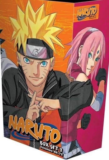 Naruto Box Set 3: Volumes 49–72 with Premium by Masashi Kishimoto USA