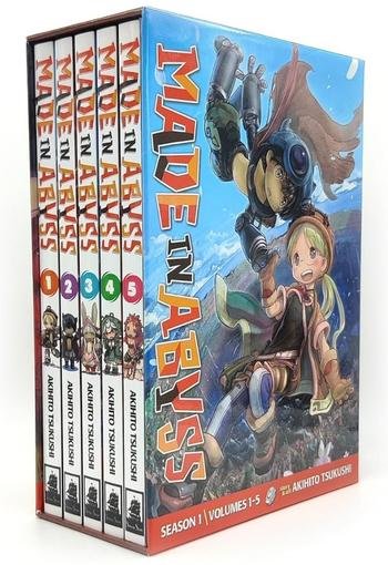 Made in Abyss Season 1 Box Set Vol. 1–5 by Akihito Tsukushi USA
