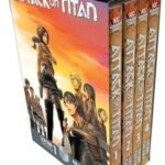 Attack on Titan Season 1 Part 1 Manga Box Set by Hajime Isayama Volumes 1–4 USA