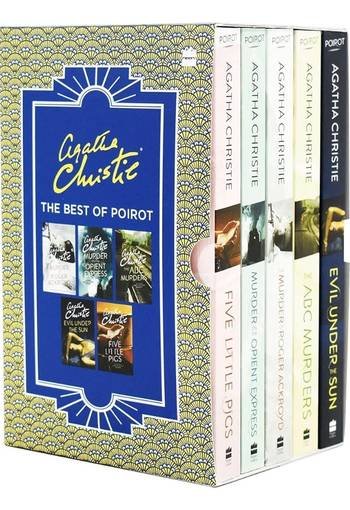 Agatha Christie Best of Poirot 5 Books Box Set USA