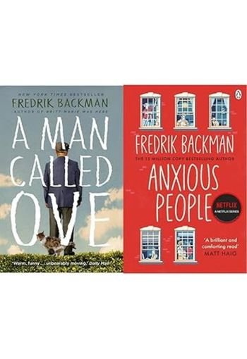 Anxious People + A Man Called Ove by Fredrik Backman USA