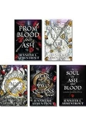 Blood and Ash Series 5 Books Set by J.L. Armentrout USA