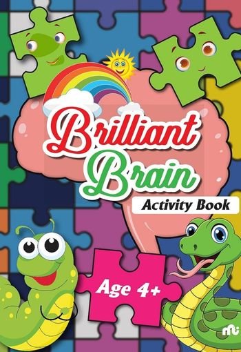 Brilliant Brain Activity Book Age 4+ by Moonstone USA