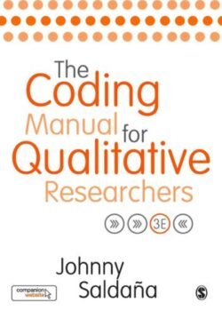 Coding Manual for Qualitative Researchers By Saldaña USA