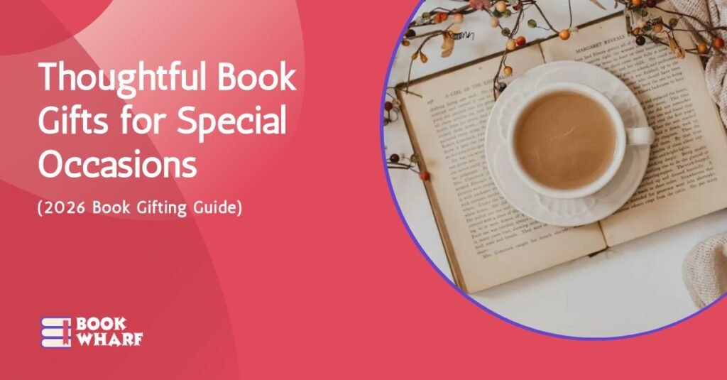 a blog featured image showing thoughtful books to gift on special occasions.